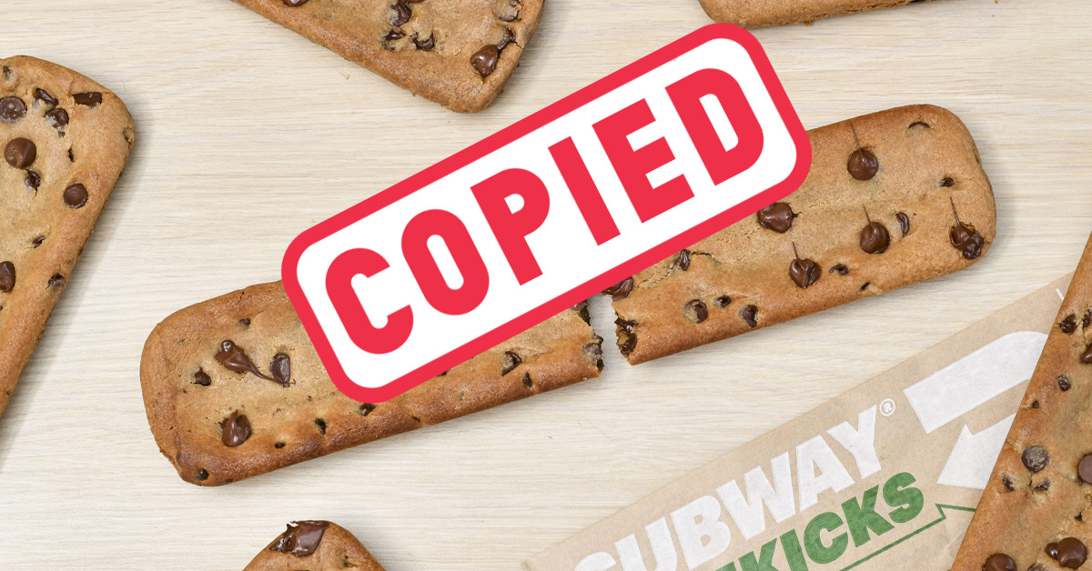 copy of Subway's chocolate chip cookies