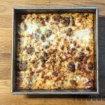 one pan toaster oven pasta bake square
