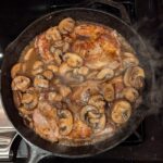 garlic mushroom pork chops